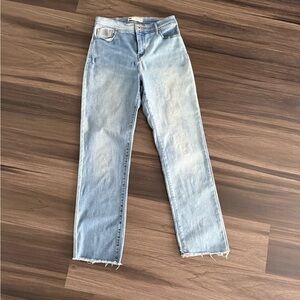 Levi's Sky Blue Straight Leg Jeans